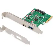 Digitus Pcie Usb Type-C  Type-A controller up to 10 Gb / s Ds-30225 Ds 30225 karte