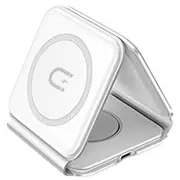 Dudao A11N 15W 3In1 inductive charger - white  150736-Uniw 6973687249489 iekārtas lādētājs