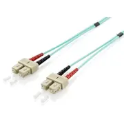 equip 255323 Lwl Patchkabel Sc/Sc Duplex 60/125 Om3 3.00M turkis  kabelis vads