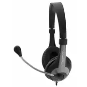 Esperanza Stereo Headset with microphone and volume control Eh158K  - 5901299908723 austiņas