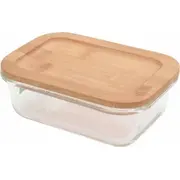 Excellent Houseware Szklany Pojemnik Na Zywnosc Z Pokrywa Bambusowa 370Ml 120222 8719987724107  Joinedit25260326