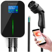 Extralink Bs20-Bc-22Kw-App Type 2 32A 22Kw  Electric car charger 3 phase Lcd screen App 6 1M Ex.31896