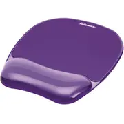 Fellowes Crystal Gel Mouse Wrist Support purple  9144104 peles paliknis