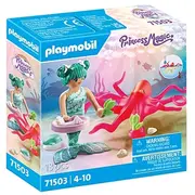 Figures set Princess Magic 71503 Mermaid with Colour-Changing Octopus  4008789715036 konstruktors