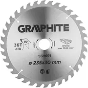 Graphite Tarcza do pilarki  widiowa 235 x 30 mm 36 zebow 55H691 5902062500953 Joinedit23937819