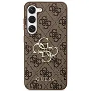 Guess Guhcs24S4Gmgbr S24 S921 brązowybrown hardcase 4G Big Metal Logo  maciņš apvalks mobilajam telefonam