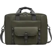 Hp Modular 15.6 Top Load  3-In-One Rfid Pouch Sleeve Water Resistant Cable Pass-Through 22 Liter Capacity - Dark Olive Green 9J497Aa portatīvo datoru soma apvalks