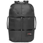 Hyperx Knight  26 L melna - Mugursoma portativajam datoram 8C525Aa kabelis video audio