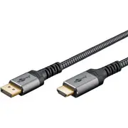 Kabel Goobay Displayport do Hdmi  1 m Sharkskin Grey - Dlugosc kabla 13540297 4040849652684 Joinedit66713681 kabelis video audio