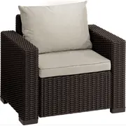 Keter California Chair 2X Brown  8711245158648 Dārza mēbeles