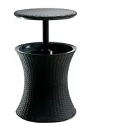 Keter Cool Bar Rattan dārza bārs  pelēks 29194548939 7290103660550 230903 Dārza mēbeles