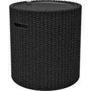 Keter Darza galdins/uzglabasanas kaste Cool Stool pelēks 29200045939  7290106923843 Dārza mēbeles