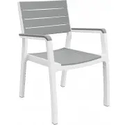 Keter Darza kresls Harmony Armchair balts/gaisi peleks 29201284  7290106928084 Dārza mēbeles