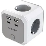 Kostka zasilajaca Blitzwolf Bw-Ec2 8-In-1 4Xac / 2 x Usb-A Usb-C 5907085523699  Joinedit75565035