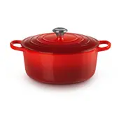 Le Creuset Signature Casserole round 28 cm Cerise  21177280602430 Pannas un katli