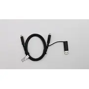 Lenovo Usb-C Cable W/ Dongle Tp 5706998104106  Fru03X7470 Usb kabelis