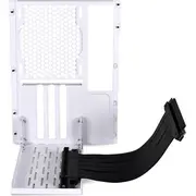 Lian Li O11Dmini-1W-4 Mini Riser Card  Pci-Slot-Blende - Pcie 4.0 200Mm white 4718466009869 Datora korpuss