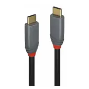 Lindy Usb 3.2 Kabel Typ C/C 5A Pd Anthra Line M/M 2M  36903 kabelis