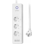 Gosund P1 Plus smart Wifi power strip 3X Ac schuko  Usb-A Tuya 6977038680549 071410 Plu elektrības pagarinātājs