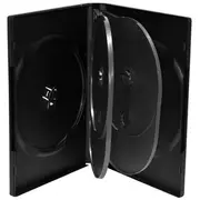 Mediarange Box16 optical disc case Dvd 6 discs Black 4260057123763  Box13-M matricas