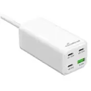 Mediarange Ladestation 100W 4-Port 1Xusb-A/3Xusb-C Gan  white 4262543441825 Mrma124 Baterija