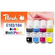 Peach Patrone Epson 103/104 Multipack bk c m y remanufactured  7640460545227 321330 Pi200-899 kārtridžs