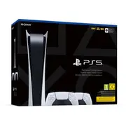 Ps5 Console 825Gb Digital Ed. White  2 Dualsense 711719022633 1000050120 15766732 spēļu konsole