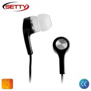 Setty universālas X-Bass 3.5Mm In-Ear Austiņas priekš Mp3/Mp4 mūzikas bez mikrofona Melnas  Gsm022087 aksesuārs mobilajiem telefoniem
