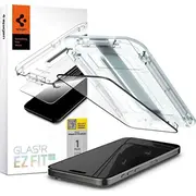 Spigen iPhone 15 Pro Max Glas.tr Ez Fit Screen Protector 1 Pack Black 8809896752039  153173-Uniw 23791-0 Agl06879 Bra013463 Glass tR Hd Fc - aizsardzība ekrānam mobilajiem telefoniem