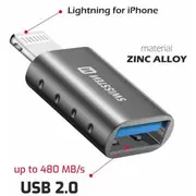 Swissten Otg Adapteris Lightning uz Usb Savienojums  55500300