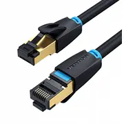 Vention Cat.8 Sftp Patch Cable 1M Black 6922794742819  Ikabf tīkla kabelis