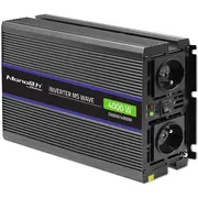Voltage converter 2000W 4000W Ms Wave  51928 Strāvas pārveidotājs Power Inverter