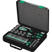 Wera 8100 Sa / Sc 2 Zyklop Speed Ratchet set - 1/4 drive and 1/2  metric 05160785001 1684645