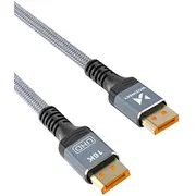 Wozinsky Wps-16Ayl2S Displayport 2.1 Cable Vesa Certified 80 Gb/S 16K60Hz 8K120Hz 4K240Hz Hdr Hdcp Dsc 2M - Black  5907769376672 kabelis video audio