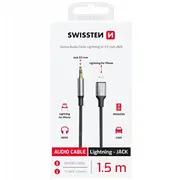 Adapter Av Swissten Audio Textile Lightning - 3.5Mm Jack Cable 1.5M 8595217488410  Joinedit72978889