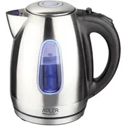 Adler Ad 1223  5908256832602 Ad1223 Ad1223Inox1.7L Elektriskā Tējkanna