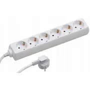 Belight Extension Cord with 6 sockets Earthed 5M 5901854565514  elektrības pagarinātājs