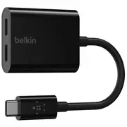 Belkin Dual Usb-C Audio  Charge rockstar F7U081Btblk