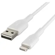 Belkin Pvc Usb-A to Lightning 2M White Caa001Bt2Mwh  0745883788675 7458837886756 Usb kabelis
