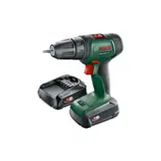 Bosch Cordless drill Universaldrill 18V Green/Black  2X Li-Ion battery 1.5Ah case 06039D4002 0.603.9D4.002 4053423225167