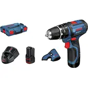 Bosch cordless hammer drill driver GSB 12V-15 Professional  12 volt blue / black Li-Ion battery 2.0Ah 4.0Ah bit s 06019B690G 0 601 9B6 90G