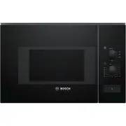 Bosch Microwave Oven Bfl520Mb0 20 L  Rotary knob 800 W Black Built-In Defrost function 19108669 4242005039081 Mikroviļņu krāsns