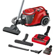 Bosch Vacuum cleaner Bgs41Pet1 Bagless  Power 750 W Dust capacity 2.4 L Red Putekļu sūcējs