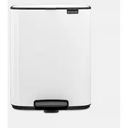 Brabantia Bo Pedal Bin 12L - White  8710755236907 atkritumu tvertne