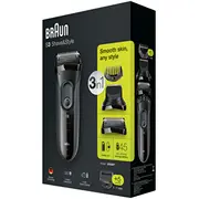 Braun Series 3 - 3000Bt Shave  Style 3-In-1 matu bārdas Trimmeris