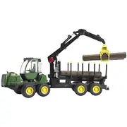 Bruder Professional Series John Deere 1210E Forwarder with 4 Trunks and Grab 02133  4001702021337 Br-02133 Br2133 Rotaļu auto un modeļi