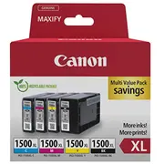 Canon Pgi-1500Xl Ink Cartridge Bk/C/M/Y  9182B010 Pgi1500Xlcmybkn toneris