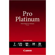Canon Pt101 Pro Platinum Photo  300G A4 20Sheets 2768B016 foto papīrs