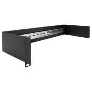 Delock 19 Hutschienenpanel 2 He schwarz  66884 adapteris