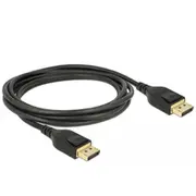 Delock 85663 Displayport cable 5 m Black 4043619856633  kabelis vads